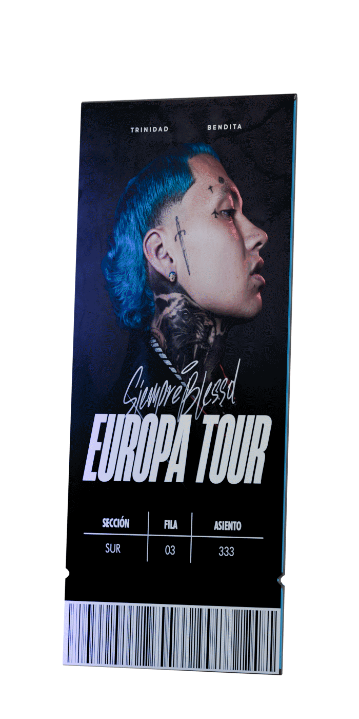 GIF Blessd Europa Tour